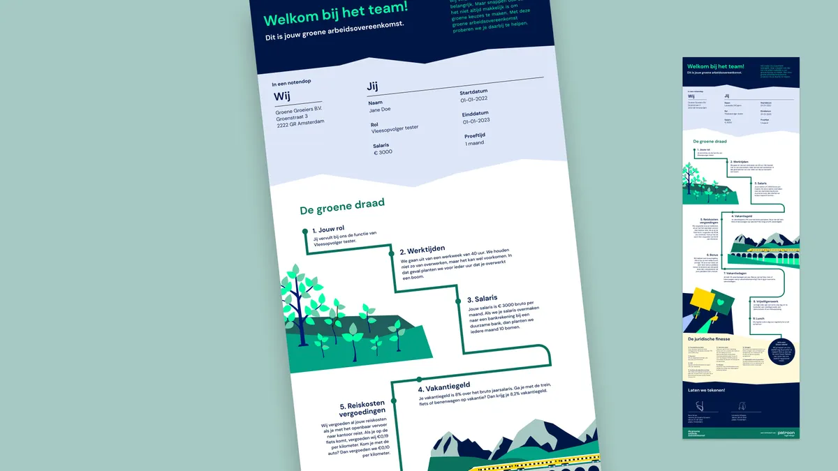 Overzicht van de duurzame bepalingen