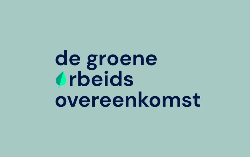 Visualisatie van de groene arbeidsovereenkomst