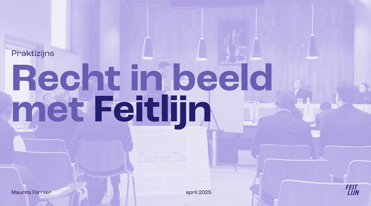 Patroon presenteerde Feitlijn op KNVI Legal AI Pitching Event