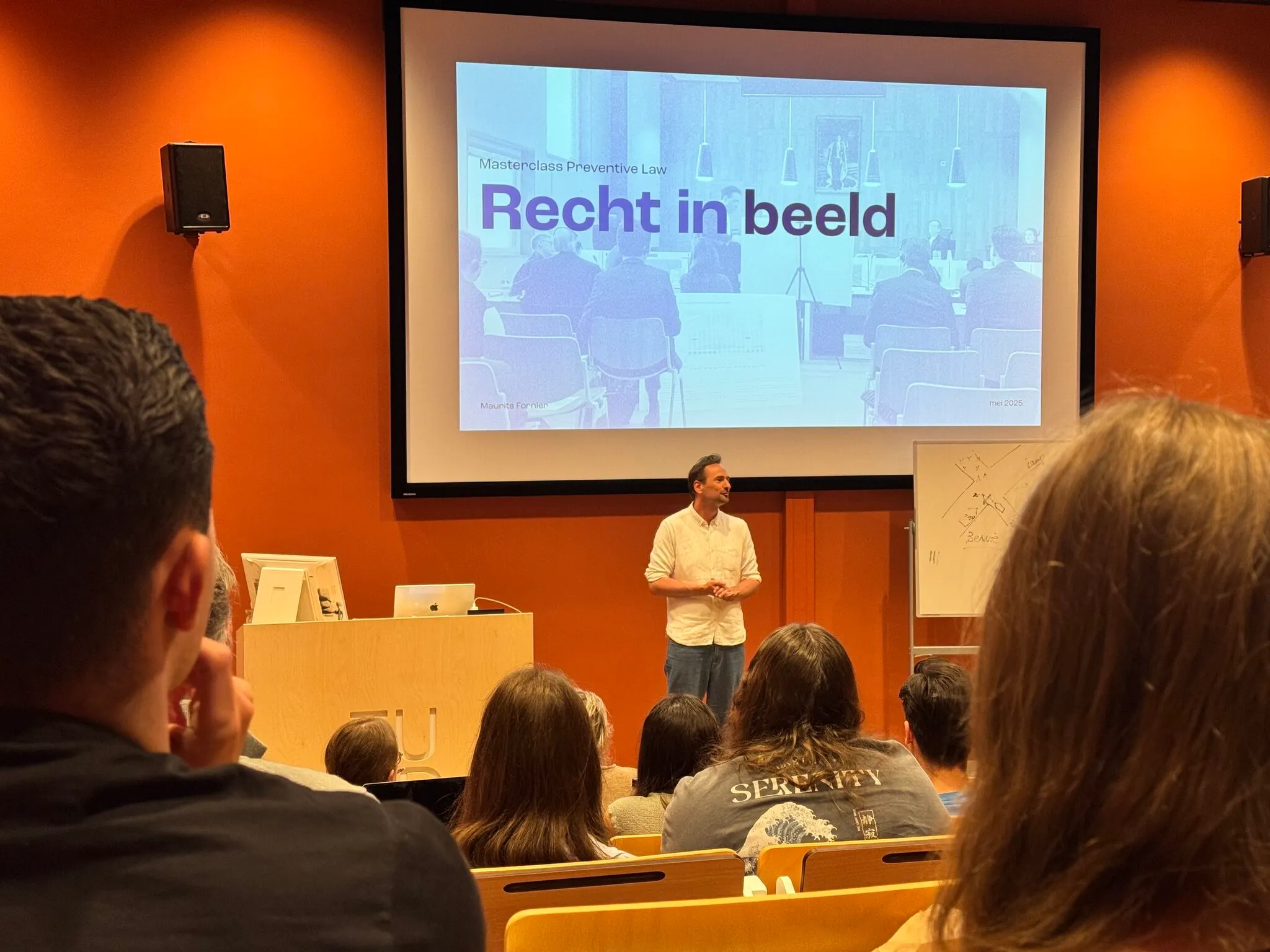 Maurits Fornier gaf masterclass Legal Design aan nieuwe generatie juristen