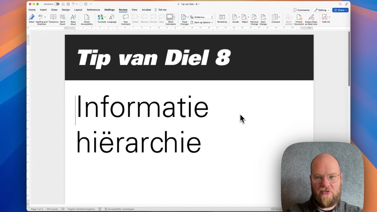 Verbeter de informatie hiërarchie in Word voor juridische stukken