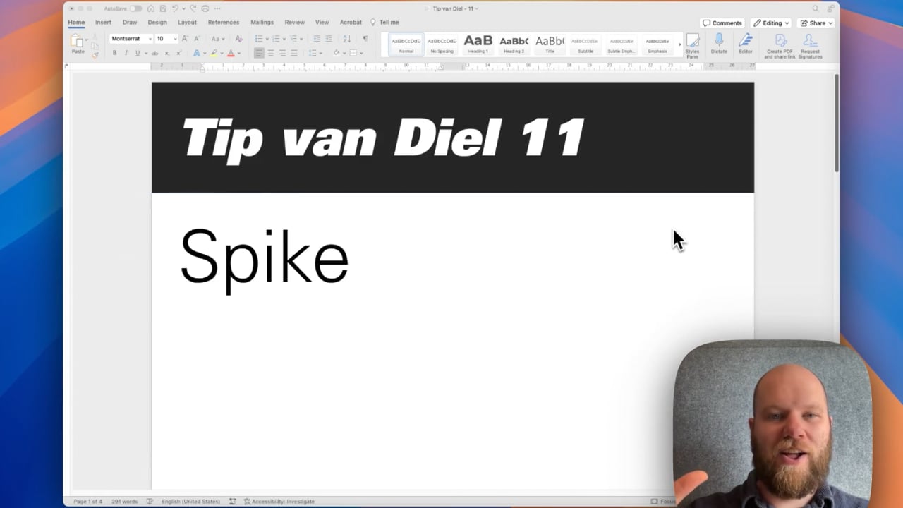 Versnel tekstverplaatsingen in Word met de Spike-functie